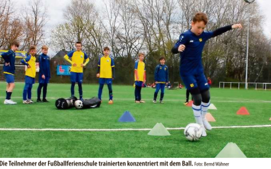 Vereins-News: Ankündigung unserer 33. Fußballferienschule Ostern 2024